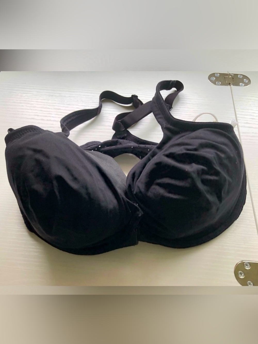 Victoria Secret 36D Body by Victoria Black Underwire Front Close Bra